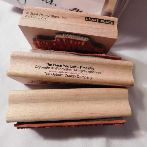 Stampin’ Up! Together Forever Rubber Stamps & Lot of Three Miscellaneous Stamps - Picture 4 of 7